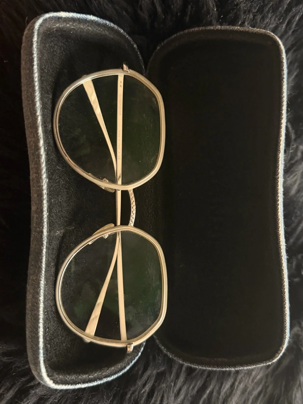 CHANEL Round Metal Women's Glasses
